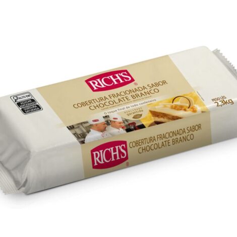 Cobertura Fracionada sabor Chocolate Branco 2,3kg
