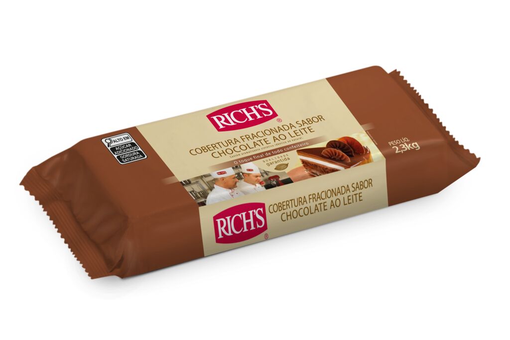 Cobertura Fracionada Chocolate ao Leite