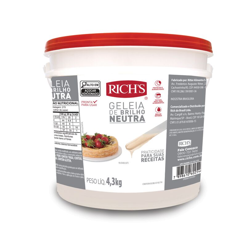 GELEIA DE BRILHO NEUTRA 4,3KG