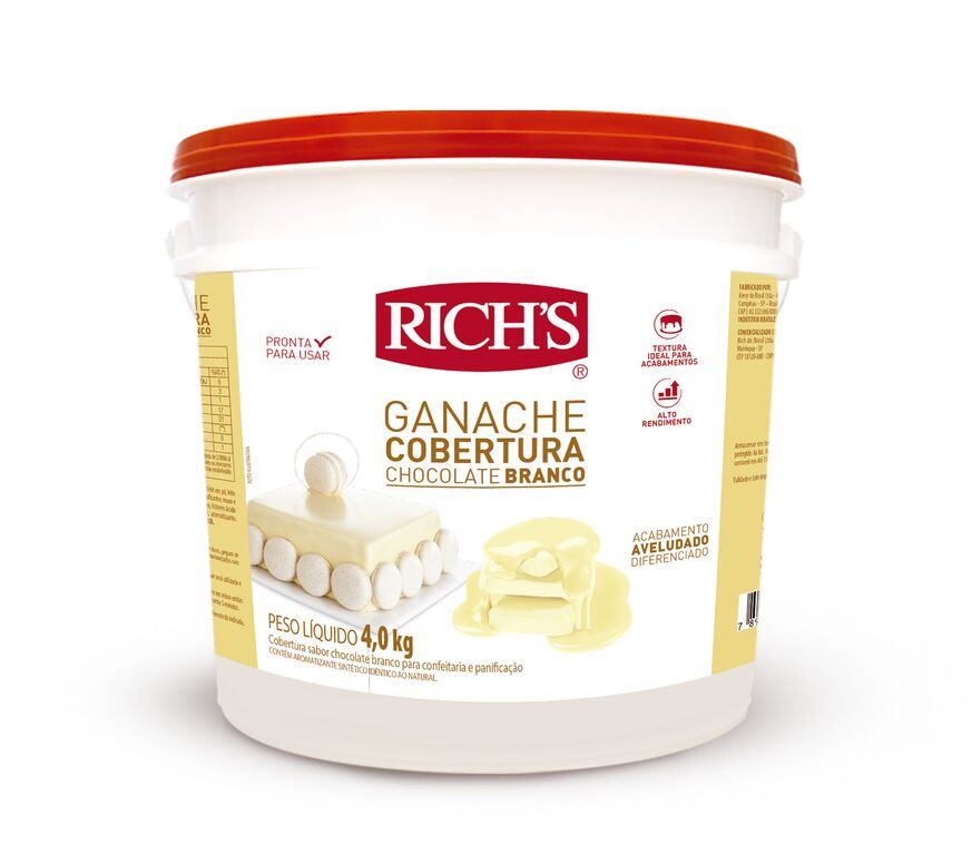 Ganache Chocolate Branco 4kg