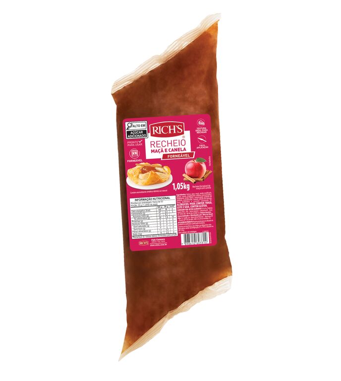 Recheio Maçã e Canela Forneável